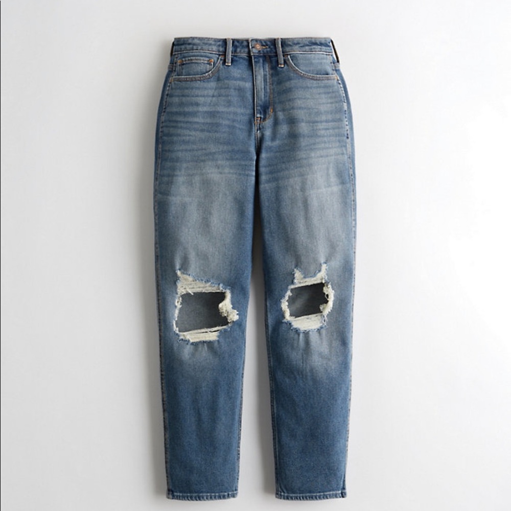 Hollister curvy mom jean